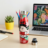 Botella Térmica de Acero Inoxidable 500 ml Mafalda Flores Hoy Quiero Vivir - FunkyG