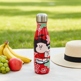 Botella Térmica de Acero Inoxidable 500 ml Mafalda Flores Hoy Quiero Vivir - FunkyG