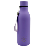 Botella Agua Acero Inoxidable - Botella Agua Niños - 500ml - Botella Térmica Boca Estándar - Sin BPA, para Niños & Adultos, Deporte, Oficina, Yoga, Ciclismo - Botella Térmica Termo Violeta Pastel  - Apapachar