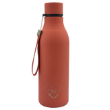 Botella Agua Acero Inoxidable - Botella Agua Niños - 500ml - Botella Térmica Boca Estándar - Sin BPA, para Niños & Adultos, Deporte, Oficina, Yoga, Ciclismo - Botella Térmica Termo Coral - Apapachar