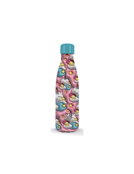 Botella termica unicornio 3D 500 ml en papeleria Badajoz disponible en Be To Be Menacho y Valdepasillas