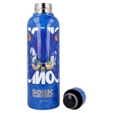 Botella Térmica De Acero Inoxidable Sonic Sega - Botella Sonic The Hedgehog - Botella Escolar Mochila 515 Ml - Botella Termo Sonic Medio Litro - Stor