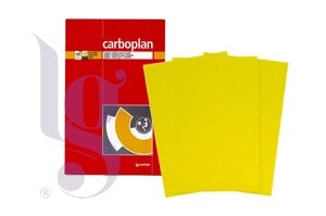 Carboplan Papel Carbón Para Textil Amarillo Paquete de 100 Hojas - Grafoplás