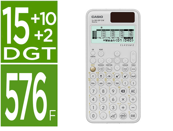 Calculadora Casio FX 991 SP CW Iberia Blanca Calcularora Cientific Be To Be Menacho