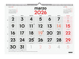 Calendario De Pared Números Grandes Año 2026 - Finocam