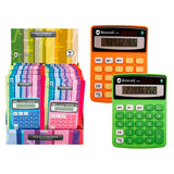 Calculadora de Escritorio Mediana Con Botones Grandes  8 Digitos Solar y Pilas - Bismark