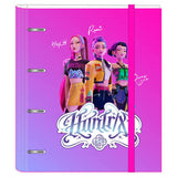 Carpeblock A4 K-Pop Demon Hunters Safta con 4 anillas separadores y recambio disponible en papeleria en Badajoz
