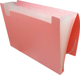 Carpeta PP Fuelle A4 12 Departamentos Colores Pastel - Bismark