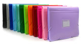 Carpeta de PP Fuelle A4+ con 12 Departamentos y Visores Colorline - Office Box