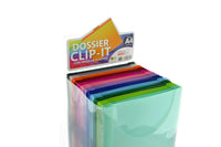 Carpeta Dosier Con Pinza Clip-It Plastico A4 Colores Variados - Fraga
