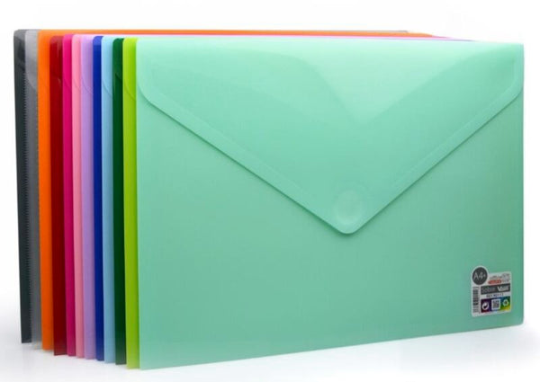 Carpeta sobre con cierre de velcro A4 Office Box colores variados en papeleria Badajoz disponible en Be To Be Menacho y Valdepasillas