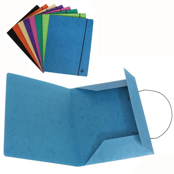 Carpeta De Cartón Con Solapas Una Goma Colores Variados - FiveStars