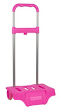Carro portamochilas Safta fucsia para primaria en papelería Badajoz – calidad y diseño en Be To Be Menacho y Valdepasillas.