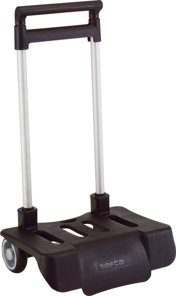 Carro portamochilas plegable Safta negro mediano para primaria en papelería Badajoz – Be To Be Menacho y Valdepasillas.