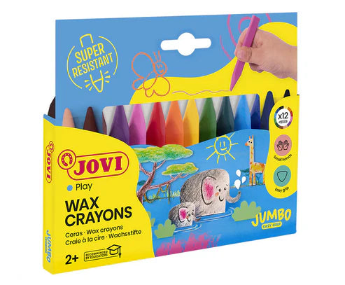 Ceras JoviColor Trimax Ceras Triangulares ( 12 Colores ) - Jovi