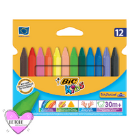 Ceras Plastidecor Peques Triangulares ( 12 Colores ) - Bic