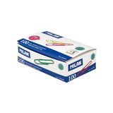 Clips de colores Milan 33 mm 100 unidades en papeleria Badajoz – disponibles en Be To Be Menacho y Valdepasillas