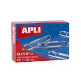 🖇️ Clips Apli Nº1,5 de 26 mm (100 uds) en Badajoz. Orden y calidad profesional. ¡Compra en Be To Be Menacho! 📎