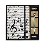 Set de papelería libreta y bolígrafo notas musicales iTotal en papelería Badajoz disponible en Be To Be Menacho y Valdepasillas