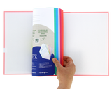 Cuaderno - Libreta - Bloc A4 EuropeanBook 5 Cuadrícula Colores Pastel Pasta Cartón - LIVE & GO - Oxford