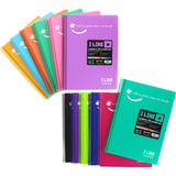 Cuaderno - Libreta - Bloc Cuadros 5x5 Tapa Plástico PP Tamaño A4 - Cuadernos PP Cuadriculado 4x4 mm I LIKE SMILE Surtido - Grafoplás