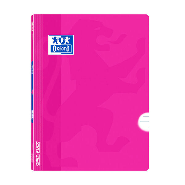 Cuaderno Oxford Openflex A4 1 línea fucsia – papelería Badajoz disponible en Be To Be Menacho y Valdepasillas