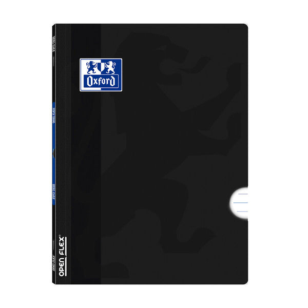 Cuaderno Oxford Openflex A4 1 línea negro – papelería Badajoz disponible en Be To Be Menacho y Valdepasillas
