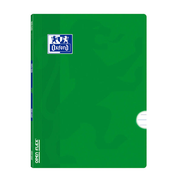 Cuaderno Oxford Openflex A4 1 línea verde – papelería Badajoz disponible en Be To Be Menacho y Valdepasillas