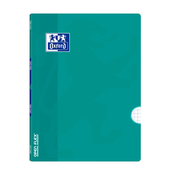 Cuaderno Oxford Openflex A4 4x4 mm verde aqua – papelería Badajoz disponible en Be To Be Menacho y Valdepasillas