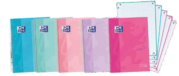 Cuaderno Oxford A5 Pastel 120h 90 g/m² en papelería Badajoz – disponible en Be To Be Menacho y Valdepasillas