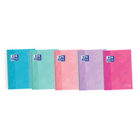 Cuaderno Libreta Espiral Tapa Extradura 4º A5 120h 90grs 5x5 mm Colores Surtidos Pastel - Oxford