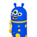 Estuche Portatodo De Silicona 2 en 1  Estuche Y Cubilete De Escritorio Monster «Aaaargh-dorable» Kawaii - Legami