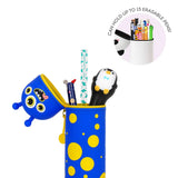 Estuche Portatodo De Silicona 2 en 1  Estuche Y Cubilete De Escritorio Monster «Aaaargh-dorable» Kawaii - Legami