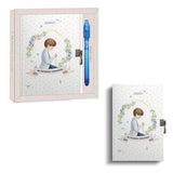 Diario primera comunion niño Arguval con flores y boligrafo disponible en papeleria en Badajoz Be To Be