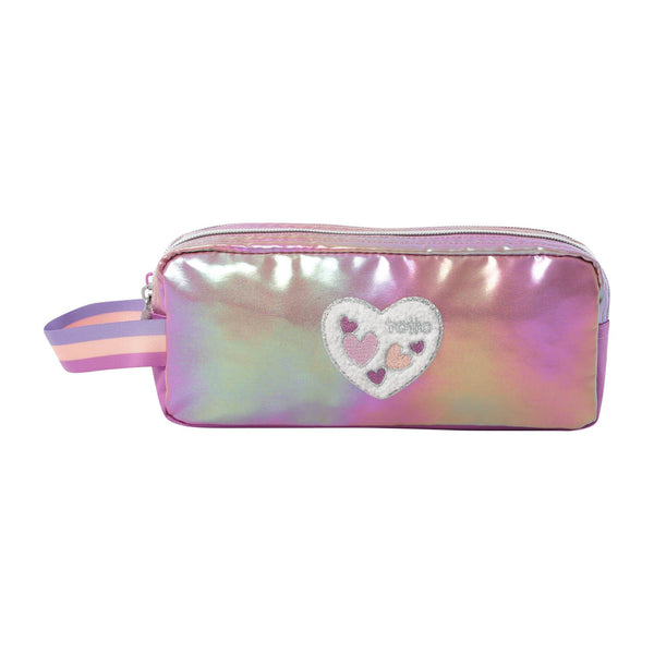 Estuche Portatodo De Dos Compartimentos Glowy Corazón - Totto