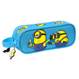 Estuche Portatodo De Dos Compartimentos Doble MINIONS "MINIONSTATIC" - Safta