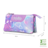 Estuche Escolar Corazzones y Estrellas Modelo Tablero Triple Compartimento – Totto