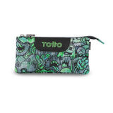 Estuche escolar Dibus Monster triple compartimento Totto disponible en Badajoz