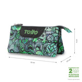 Estuche Escolar Dibus Monster Modelo Tablero Triple Compartimento – Totto