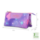Estuche Escolar Estrellas y Planetas Modelo Tablero Triple Compartimento – Totto
