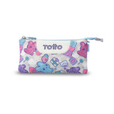 Estuche Escolar Gommis Modelo Tablero Triple Compartimento – Totto