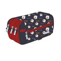 Estuche Portatodo Tres Cremalleras Tres Compartimentos Diseños Divertidos - Lagart
