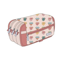 Estuche Portatodo Tres Cremalleras Tres Compartimentos Diseños Divertidos - Lagart