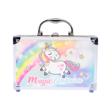 Estuche maquillaje infantil unicornio con espejo disponible en papeleria en Badajoz Be To Be