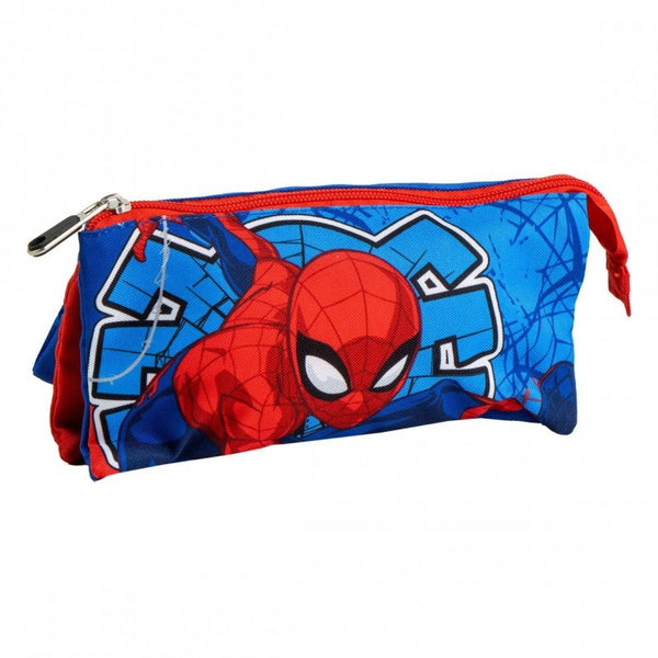 Estuche Spiderman 3 compartimentos Cerda en papeleria Badajoz disponible en Be To Be Menacho y Valdepasillas