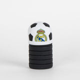 Estuche Portatodo De Silicona 2 en 1  Estuche Y Cubilete De Escritorio Balón de Fútbol del Real Madrid - Cerdá