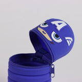 Estuche Portatodo De Silicona 2 en 1  Estuche Y Cubilete De Escritorio Marvel Capitán América - Cerdá