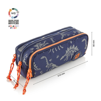 Estuche Portatodo Dinosaurios Que Brillan En La Oscurdad - MiquelRius