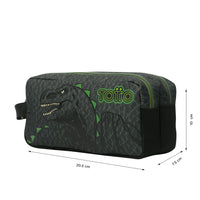 Estuche Portatodo De Dos Compartimentos Rex Dinoland Dinosaurios - Totto