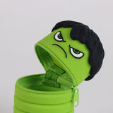 Estuche Portatodo De Silicona 2 en 1  Estuche Y Cubilete De Escritorio Marvel Hulk - Cerdá